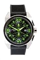 Locman Italy Cavallo Pazzo Men's Chronograph Black Rubber Strap Watch