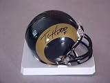 Torry Holt Hand Signed Autographed St Louis Rams Riddell Football Mini Helmet