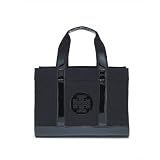 裏地柄 TORY BURCH トリーバーチ ナイロントートバッグミニ　ブラック【並行輸入品】