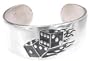 Hot Hand Fire Roll Dice Lucky 7 Pewter Bracelet