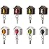BDS - Single Sparrow Bird House Nest Whistle Key Holder Chain Ring Keyholder Keychain Keyring Hanger Rack