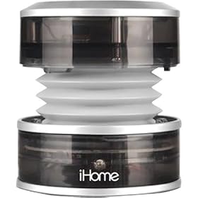 iHome iHM60GT Rechargeable Mini Speaker (Gray Translucent) by iHome