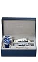 Nautica A37509G Gents Boxset Stainless Steel Case Leather and PU straps Chronograph Watch