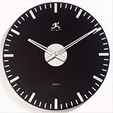Infinity Instruments Black Night - Mirrored Glass Wall Clock