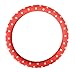 New SILICONE-Red Polka Dot Steering Wheel Cover-With Negative ion Tech -Limited Edition!