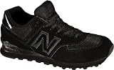 New Balance M574 Mens SZ 14 Black Sneakers Shoes