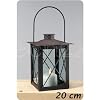 Windlicht Laterne Farol aus Metall 20 cm