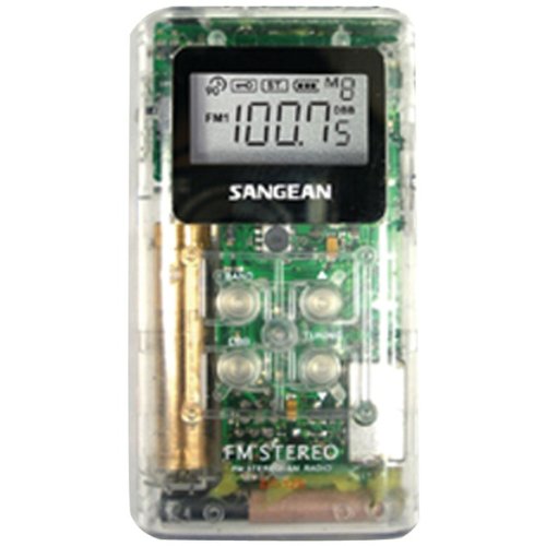 Sangean DT-120 AM/FM Stereo Pocket Radio - 5 x AM, 10 x FM Presets