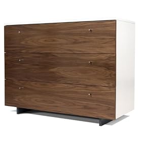 Spot On Square Roh Eco-friendly Dresser, Walnut White by Spot on Square