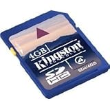 Kingston 4GB SDHC Class 4 High Secure Digital Flash Memory Card SD/HC For Panasonic Lumix DMC-FX07 FX10 FX100 FX12 FX3 FX30 FX33 FX50 FX55 FZ18 FZ50 FZ50 FZ8 L1 L10 LS60 LS70 LS75 LX2 LZ2 LZ6 LZ7 TZ2 TZ3 Digital Camera