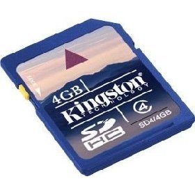 Kingston 4GB SDHC Class 4 High Secure Digital Flash Memory Card SD/HC For Panasonic Lumix DMC-FX07 FX10 FX100 FX12 FX3 FX30 FX33 FX50 FX55 FZ18 FZ50 FZ50 FZ8 L1 L10 LS60 LS70 LS75 LX2 LZ2 LZ6 LZ7 TZ2 TZ3 Digital Camera