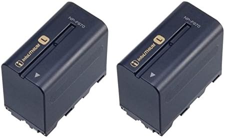 *2-Pack* Single Shop Premium NP-F970 L-Series Battery for Sony Camcorders (6600mAh)
