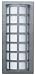101 Outdoor Light Wall Fixture in Stainless Steel & White Glass