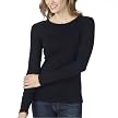 Merona&reg; Petites: Long Sleeve Crew Neck Tee - Ebony