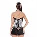 Muka Women Overbust Lace Boned Corset Bustier Halloween Corset