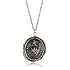 white gold palm tree necklace P