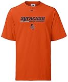 Syracuse Orangemen College Official Practice Short Sleeve Tee Shirt By Nike Team Sports