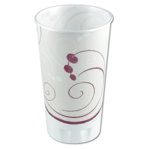 SOLO X20N-J8002 Symphony Design Trophy Insulated Thin Wall Foam Cup, 20 oz Capacity, Case of 750
