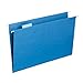Smead Hanging File Folder with Tab, 1/5-Cut Adjustable Tab, Legal Size, Blue, 25 per Box (64160)