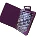 Xtra-Funky Exclusive PU Leather Book Wallet Style Case for Amazon Kindle-4 (No Keyoard 2011 Model) + Built in LED Reading Light (PURPLE)