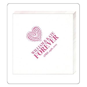 William and Kate Royal Wedding Cocktail Napkins to Celebrate Kate and Prince William