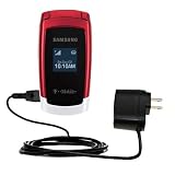 Rapid Wall / AC Charger for the Samsung SGH-T219 - Gomadic Brand w/ TipExchange Technology