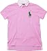 Polo Ralph Lauren Custom-Fit Big Pony Rugby (Large, Carmel Pink)