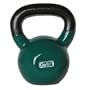 GoFit 35-Pound Green Kettlebell with Vinyl Coating, Training DVD and Exercise Booklet