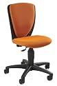 TOPSTAR 70570BB40  "TEST GUT" Kinder-Drehstuhl High S'cool Bezugsstoff orange