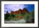 Rock Formation Known as the Seven Bulls in the Karakol Valley, Karakol, Kyrgyzstan Framed Photographic Poster Print by Anthony Plummer, 29x21