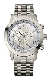 Guess #U15044G2 Men's Stainless Steel Chronograph Sports Watch