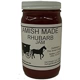 Amish Jam Rhubarb - 8 Oz Set of Three Jars