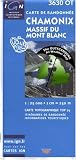 Chamonix, Mont-Blanc ~ IGN Top 25 3630OT  (The Outstanding All Weather Map)