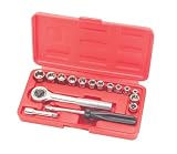 1/4 Drive Socket Set, SAE - 17 Pieces