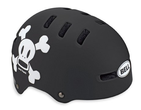 Bell Fahrradhelm Fraction, matte black/white paul frank skull, 48-53 cm, 210028011