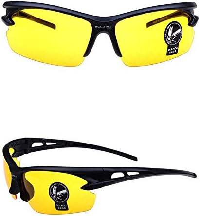 Esutong Active PLUS Cycling Outdoor Sports Athlete's Sunglasses, 100% UV protection (Yellow)