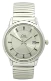 Limit 524801 Gents Silver Coloured Expander Watch with Silver Sunray Date Dial