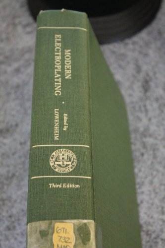 Modern Electroplating, 3rd EditionFrom Wiley-Interscience