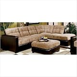 Wildon Home 550121 Newport Beach Microfiber Sectional