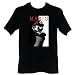 Nintendo Black and White Mario Scarface Spoof Youth T-Shirt Image