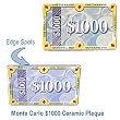 $1,000 Monte Carlo Ceramic Plaque