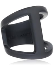 Vince Camuto Matte Black Bar Ring, Size 7