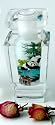 Hand-Painted Crystal Reverse Painting Collectible Vase, Panda Bear, Decorative Silk Box - CLOSEOUT Sale