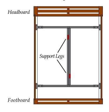 Lazarbeam Bed Support System, Full Size