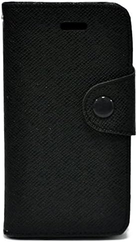 ZTE Boost Warp 4G N9510 Case, Stylish Leather Wallet Flip Cover for Boost Warp with ID Card, Cred Card, Money Holder - Black