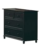 Child Craft Watterson Single Dresser Chest, Distressed Black