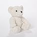 Bears For Humanity Baby Certified Organic White Teddy Bear Plush Stuffed Animal. 7 Inches. One Is Donated To A Child In Need For Each One Purchased