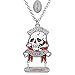 Men's Ed Hardy Death or Glory Skull and Cross Bones Necklace on a 24 inch Chain