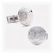 Sterling Soccer Ball Cufflinks