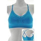 Women's Seamless Bra with removable soft bra pad and adjustable Strap